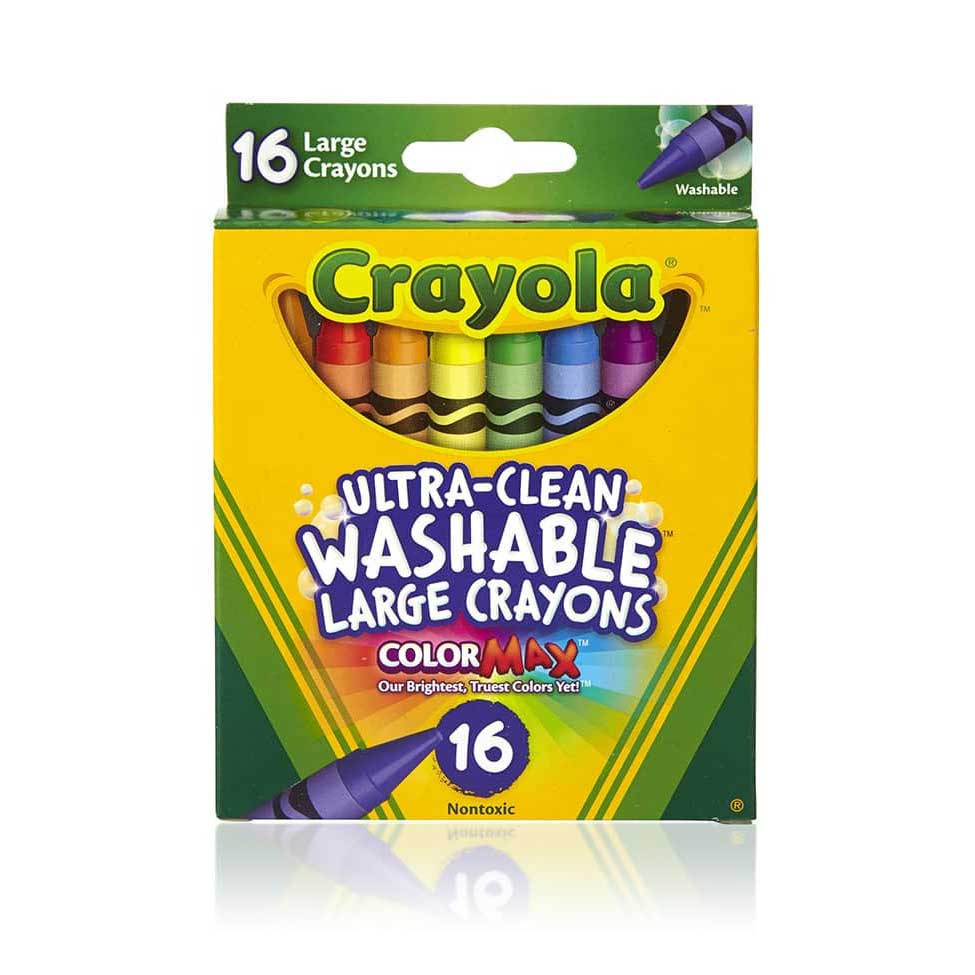 Crayola® 16 Count Ultra Clean Large Crayons - Runnings