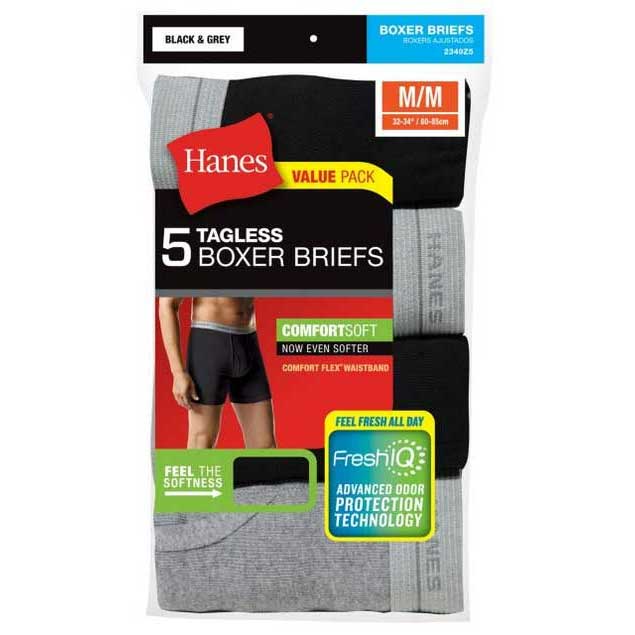 Hanes grey best sale boxer briefs